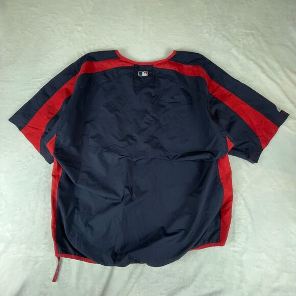 Cleveland Guardians Jersey Mens XL Navy Authentic Majestic MLB Baseball Sports - Picture 3 of 5